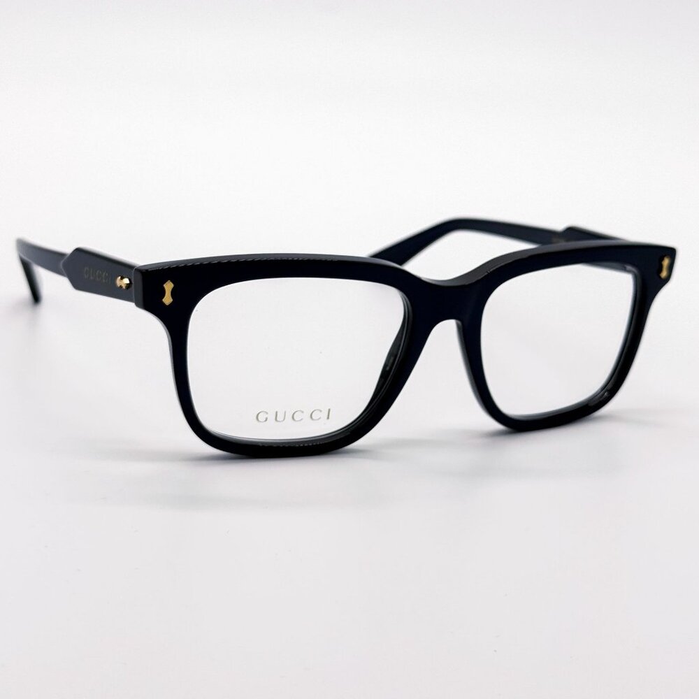 NEW GUCCI GG1265O 005 EYEGLASSES MEN BLUE EYEWEAR